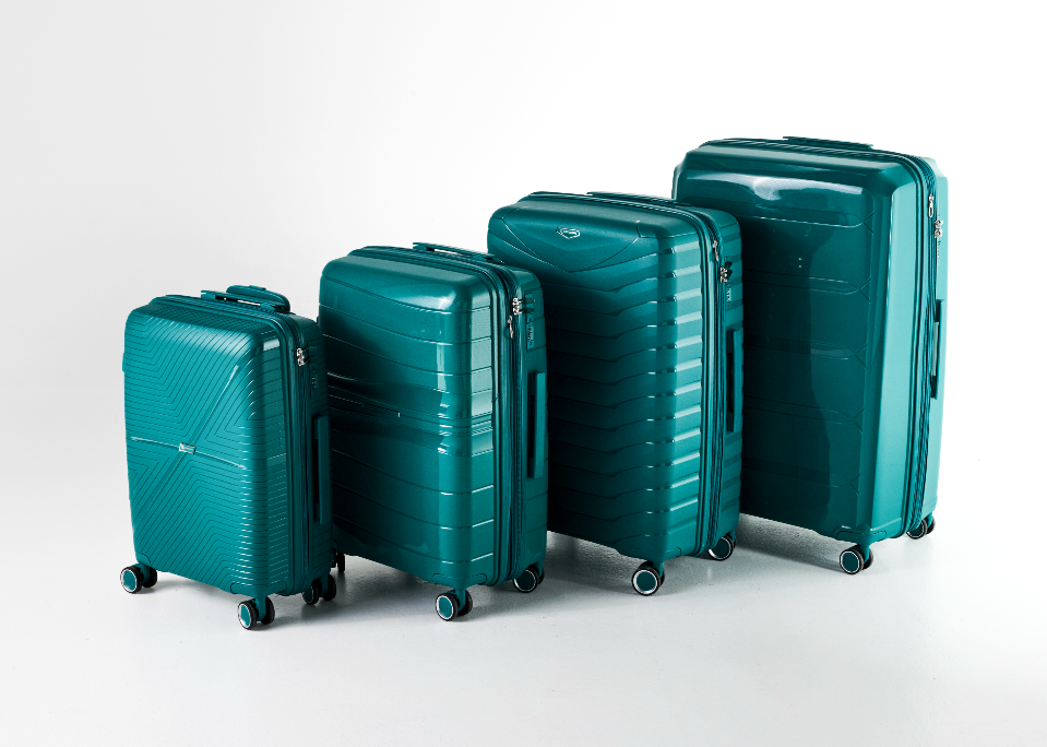 Maleta Turquesa Carry-On, Mediana o Grande 4 Diseños disponibles